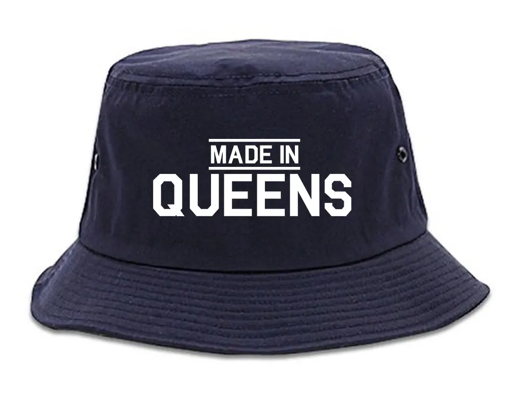 Made In Queens NY Mens Bucket Hat