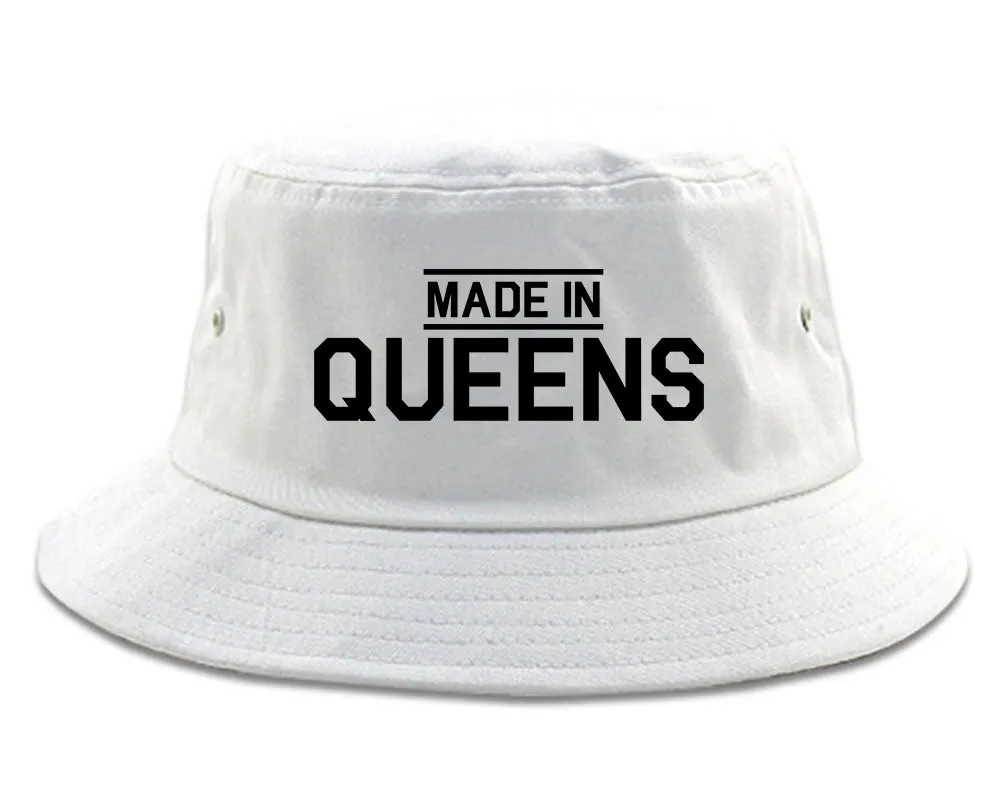 Made In Queens NY Mens Bucket Hat