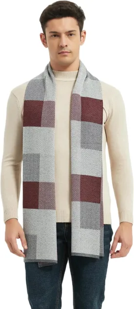 Mens Classic Winter Scarf Cashmere Winter Scarves Long Plain Fashion Formal Soft Scarf for Men