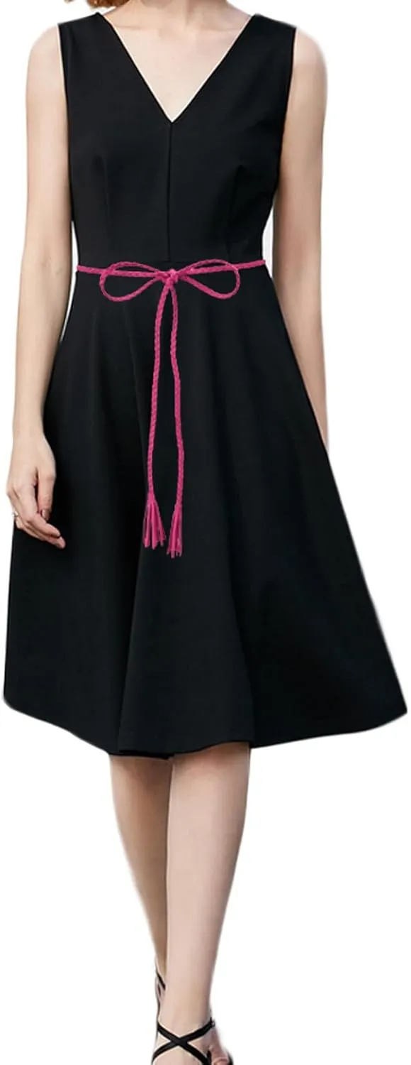 Nanxson Women's Waist Belt Woven Tassels Chain Belt Skinny Belt for Skirt Dress PDW0042
