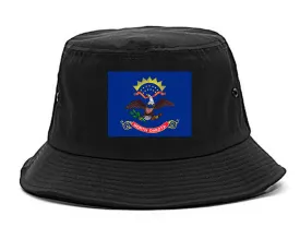 North Dakota State Flag ND Chest Mens Bucket Hat