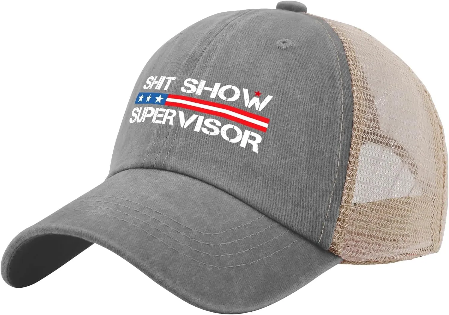 OOMOO Meme caps for Men Shit Show Supervisor Cap Meme Gifts for Men