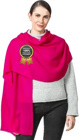 PASHWRAP 100% Himalayan Cashmere Wrap | Lightweight Cashmere Scarf | Ultra Thin Kashmiri Pashmina Shawl | Ideal For Travel