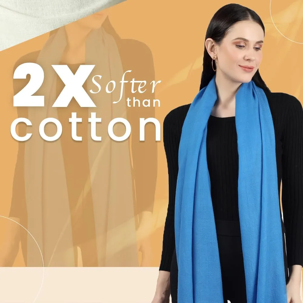 PASHWRAP 100% Himalayan Cashmere Wrap | Lightweight Cashmere Scarf | Ultra Thin Kashmiri Pashmina Shawl | Ideal For Travel