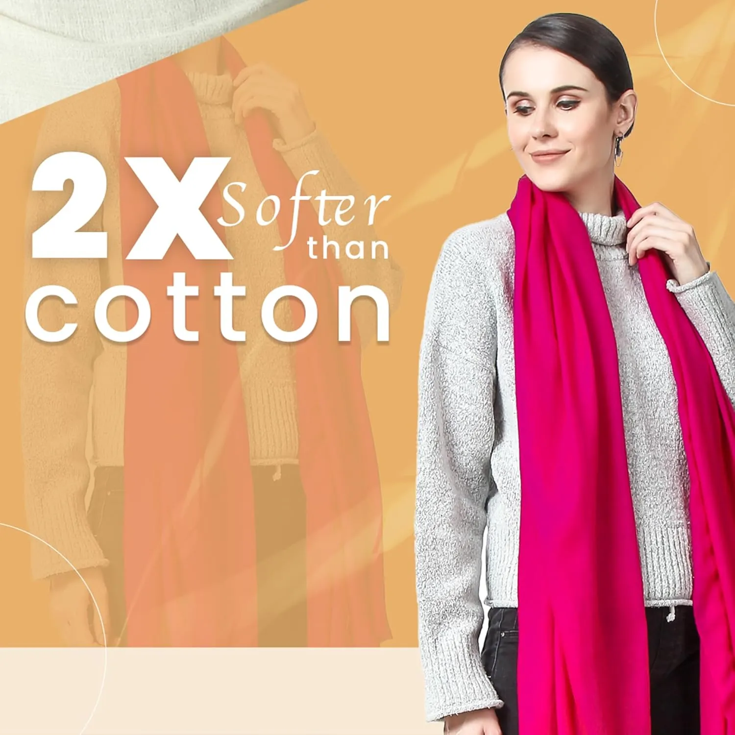 PASHWRAP 100% Himalayan Cashmere Wrap | Lightweight Cashmere Scarf | Ultra Thin Kashmiri Pashmina Shawl | Ideal For Travel