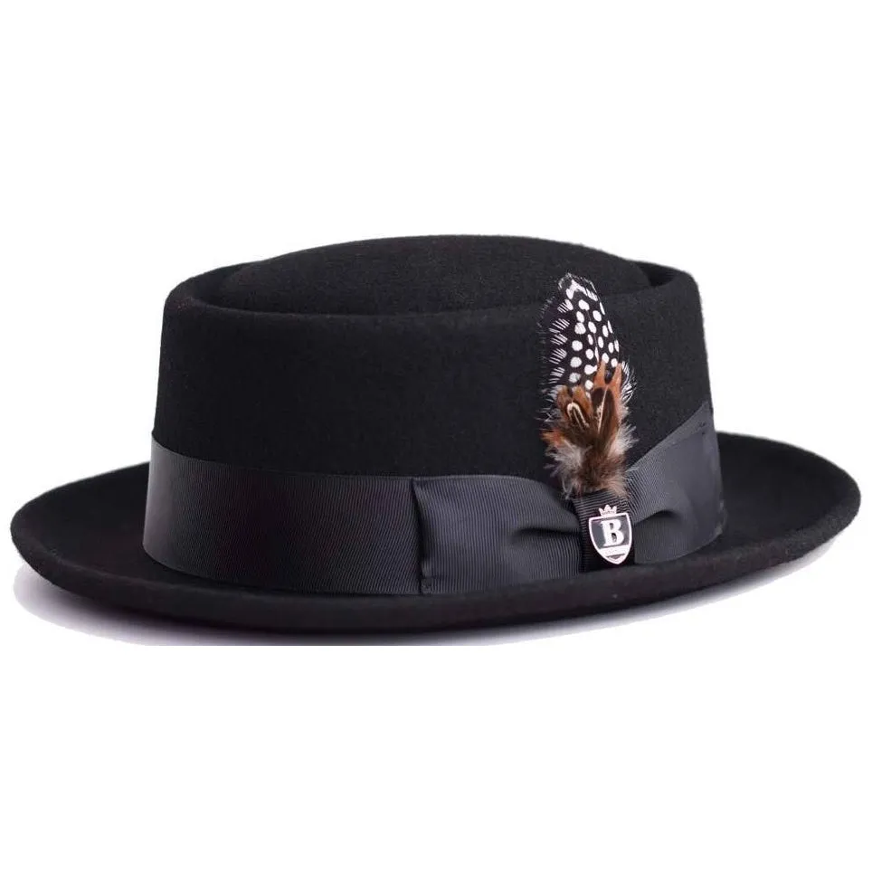 Porkpie Classic Brim Telescope Crown Fedora by Bruno Capelo