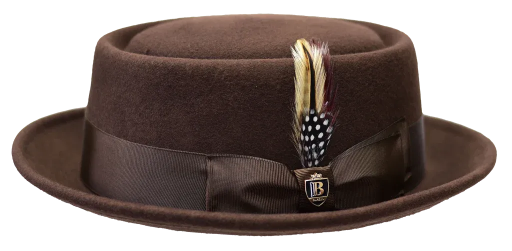 Porkpie Classic Brim Telescope Crown Fedora by Bruno Capelo