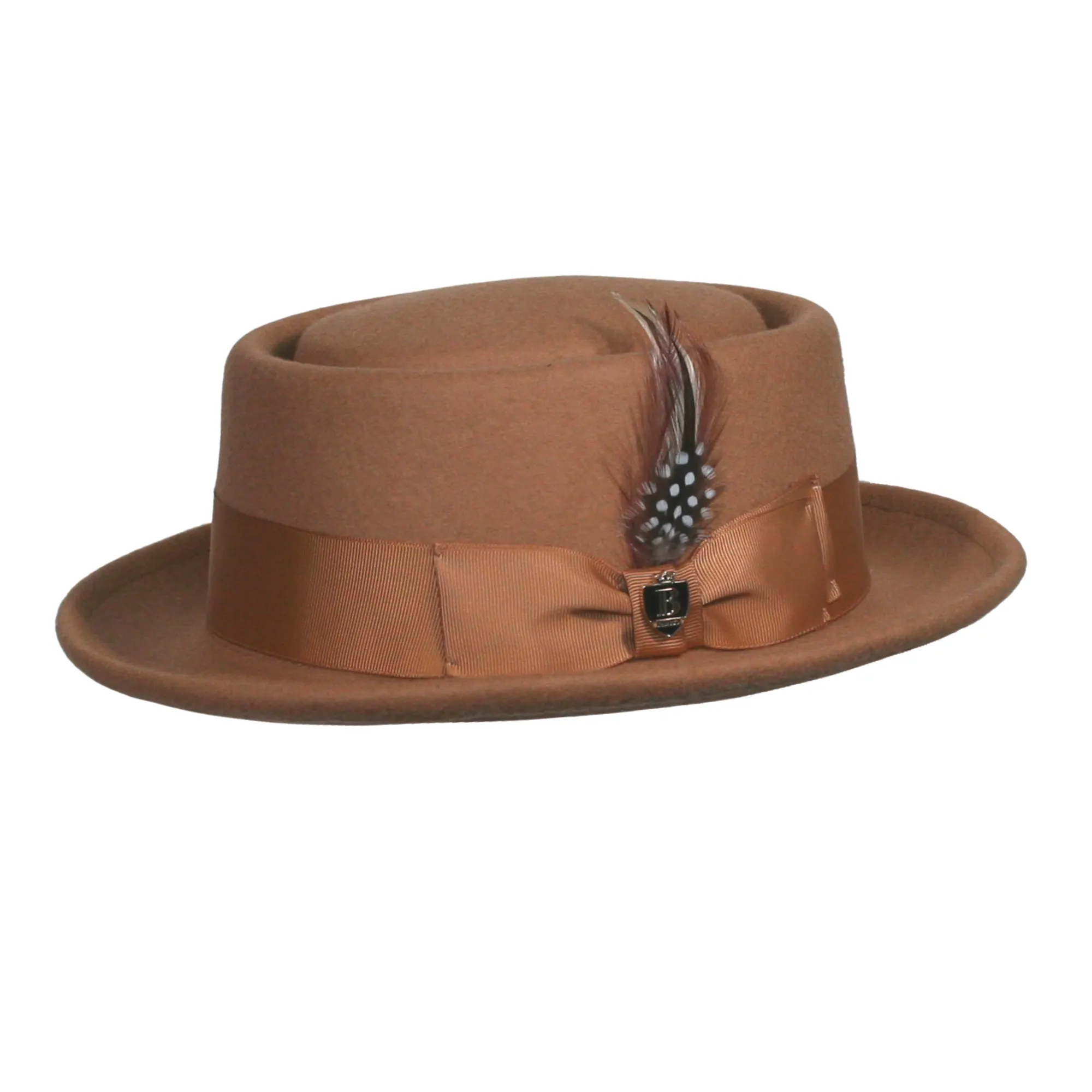 Porkpie Classic Brim Telescope Crown Fedora by Bruno Capelo