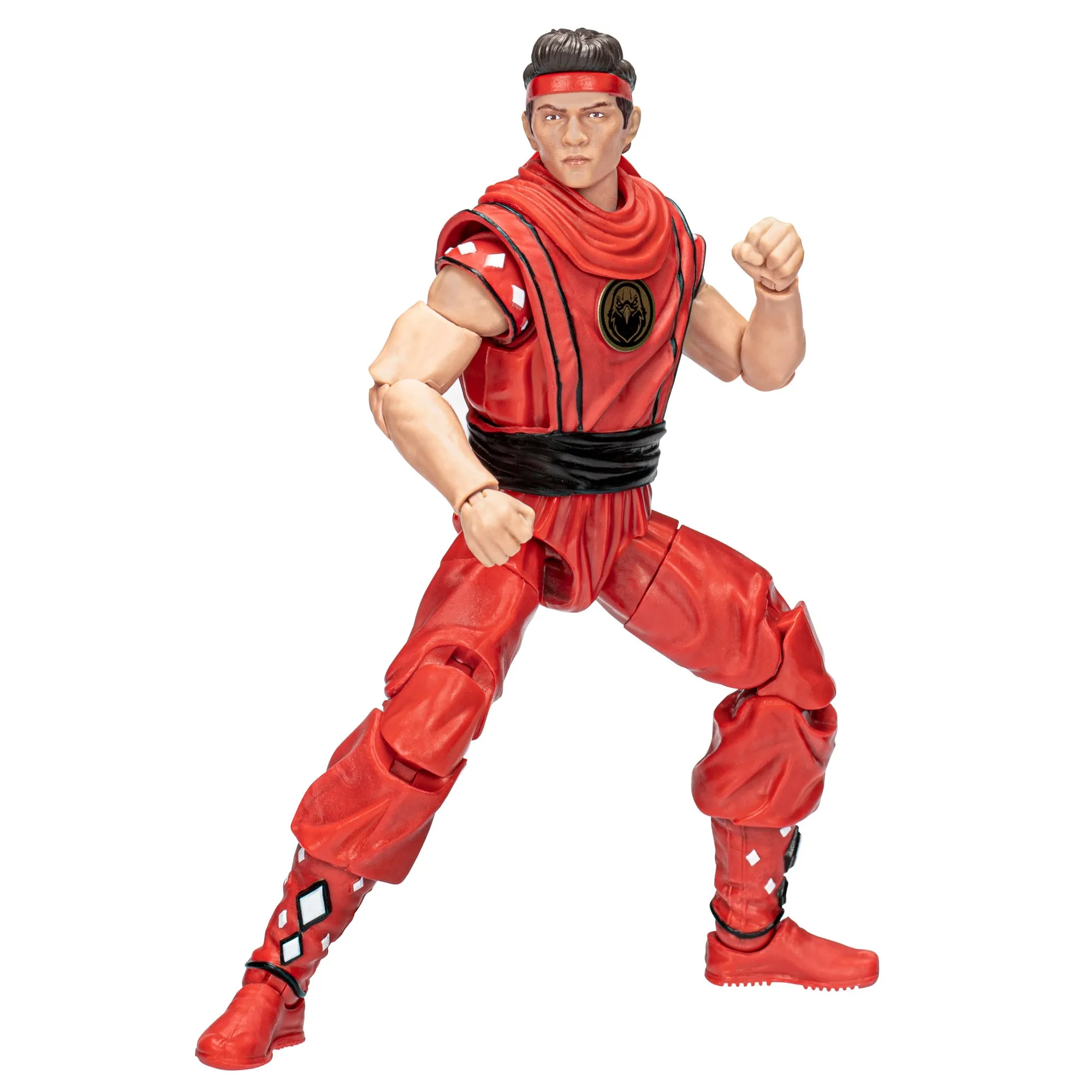 Power Rangers Lightning Collection Mighty Morphin X Cobra Kai Miguel Diaz Morphed Red Eagle Ranger
