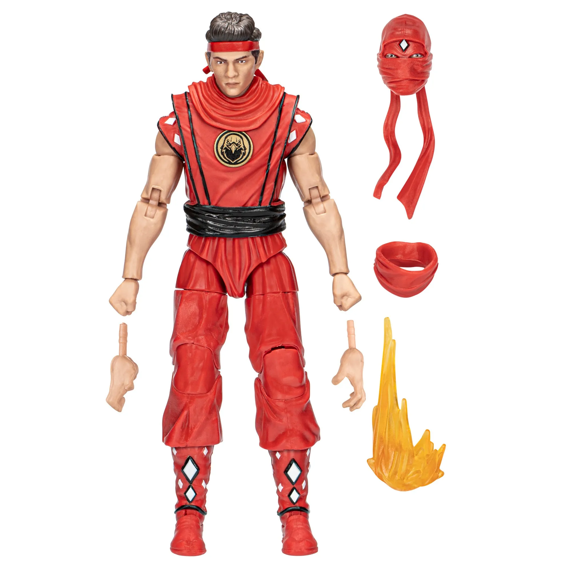Power Rangers Lightning Collection Mighty Morphin X Cobra Kai Miguel Diaz Morphed Red Eagle Ranger