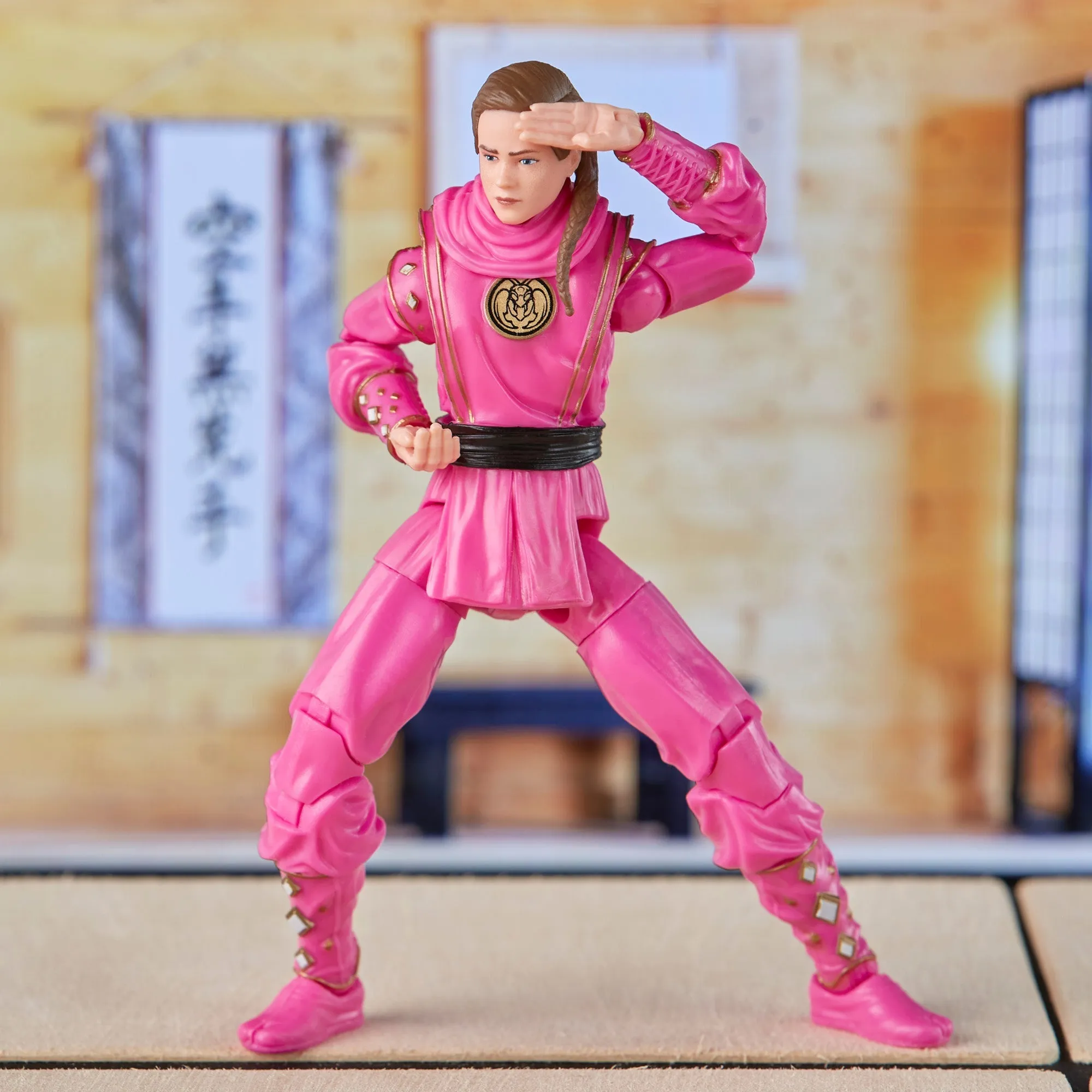 Power Rangers Lightning Collection Mighty Morphin X Cobra Kai Samantha LaRusso Morphed Pink Mantis Ranger
