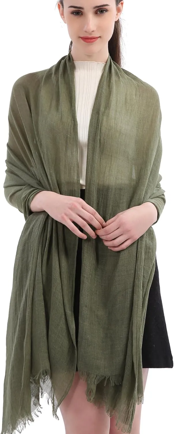 Premium Women Extreme Soft Scarf Wrap Shawl For Any Season, Super Size, Rich Color Choice