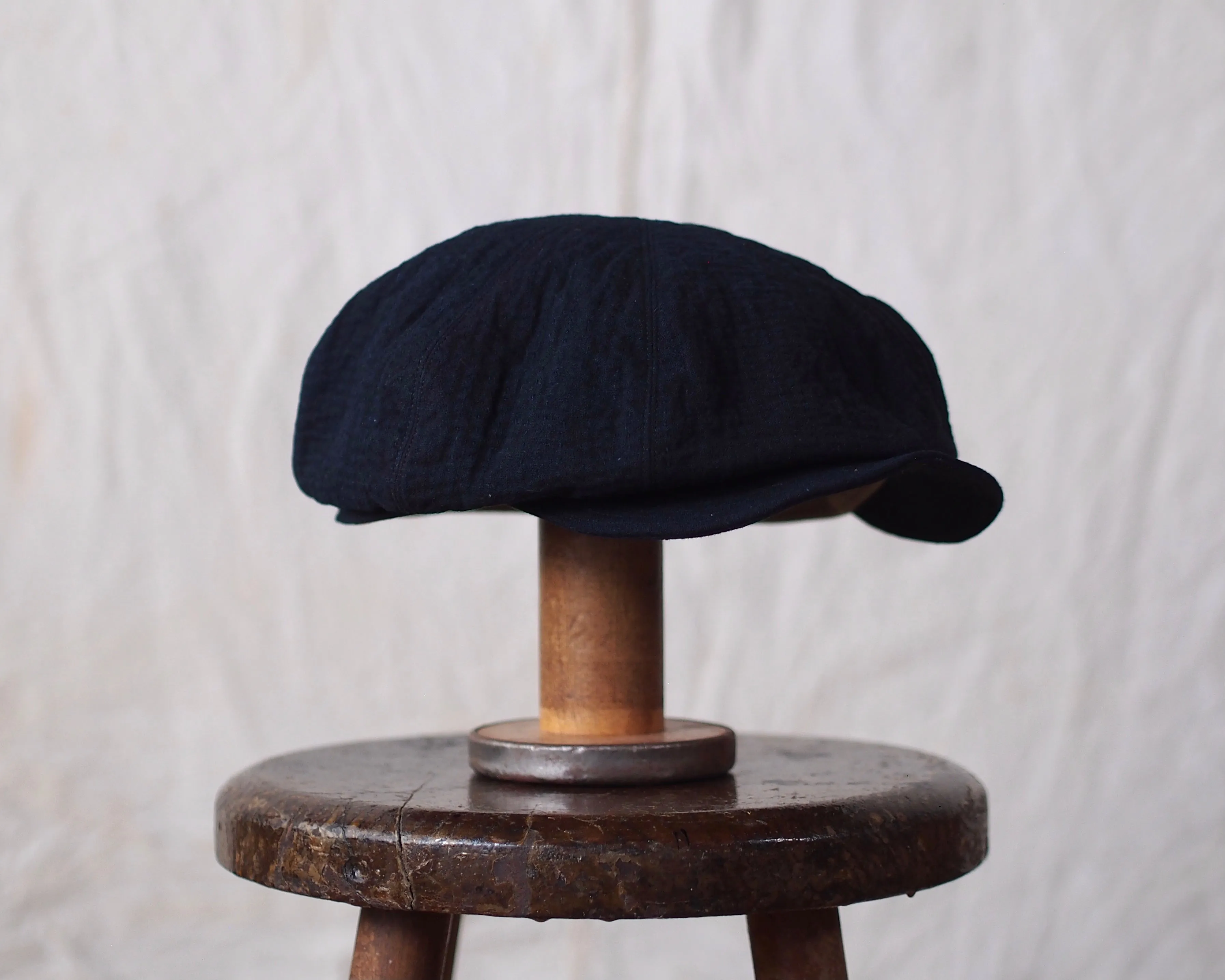 SASHIKO CAP~type newsboy~59