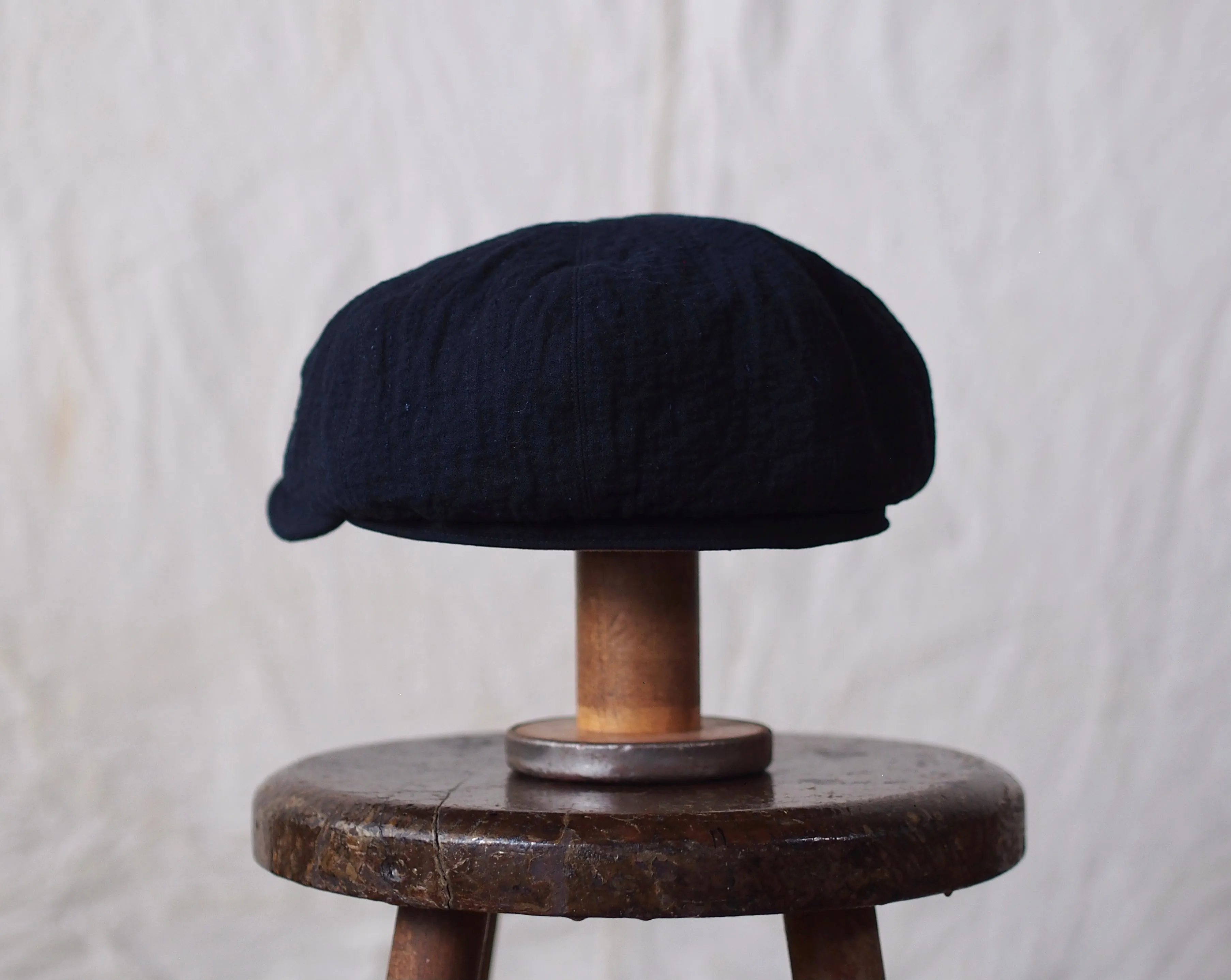 SASHIKO CAP~type newsboy~59