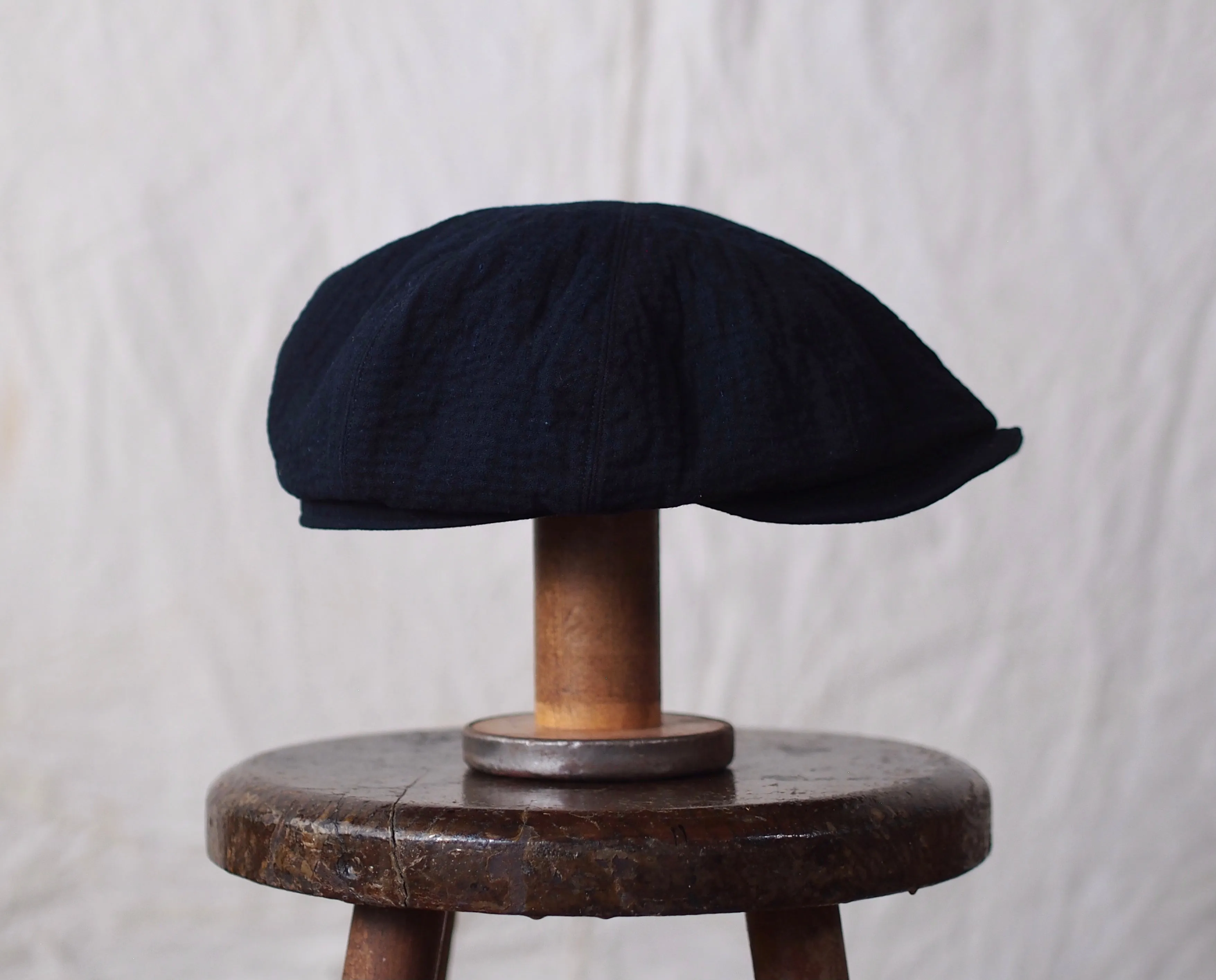 SASHIKO CAP~type newsboy~59