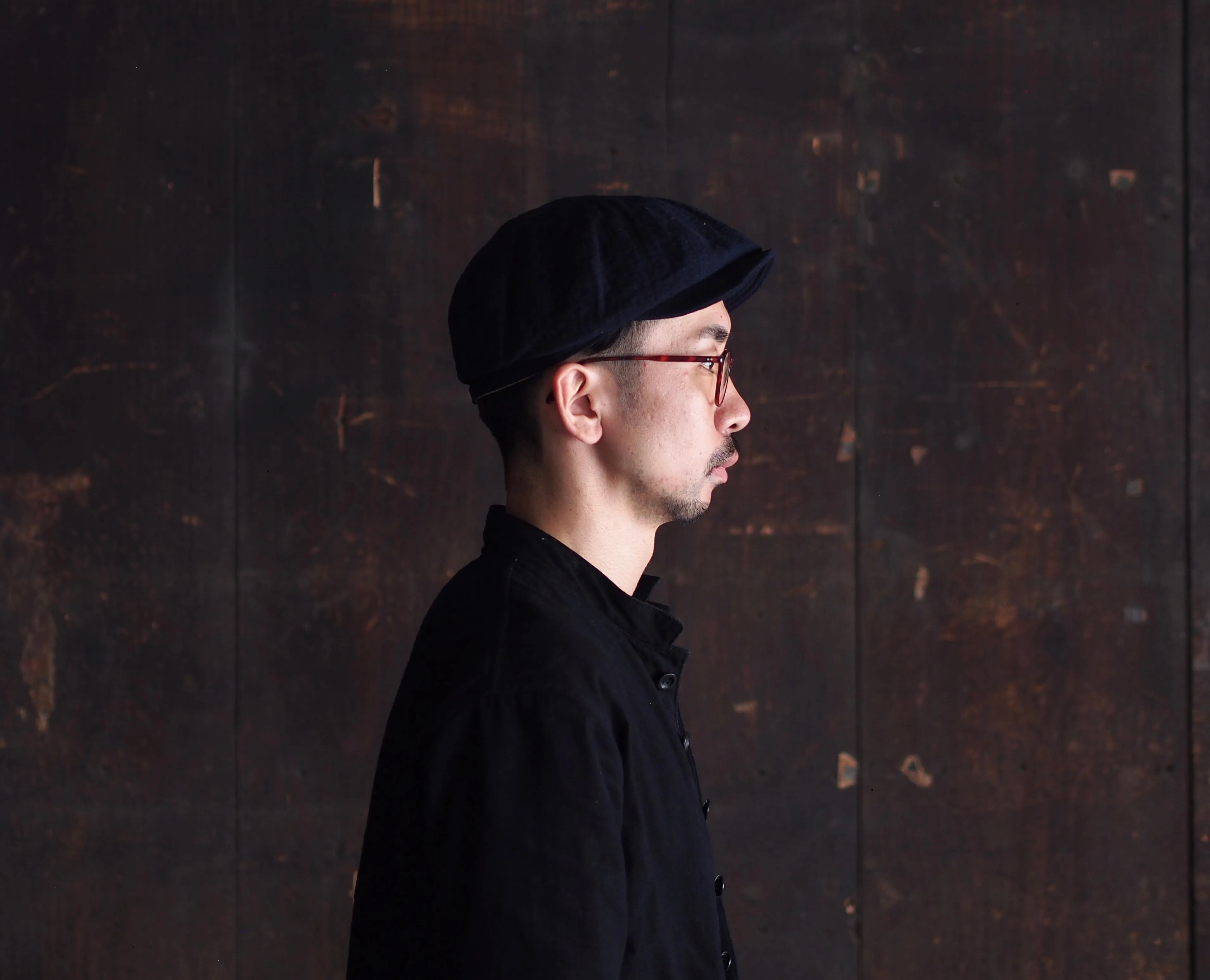 SASHIKO CAP~type newsboy~59