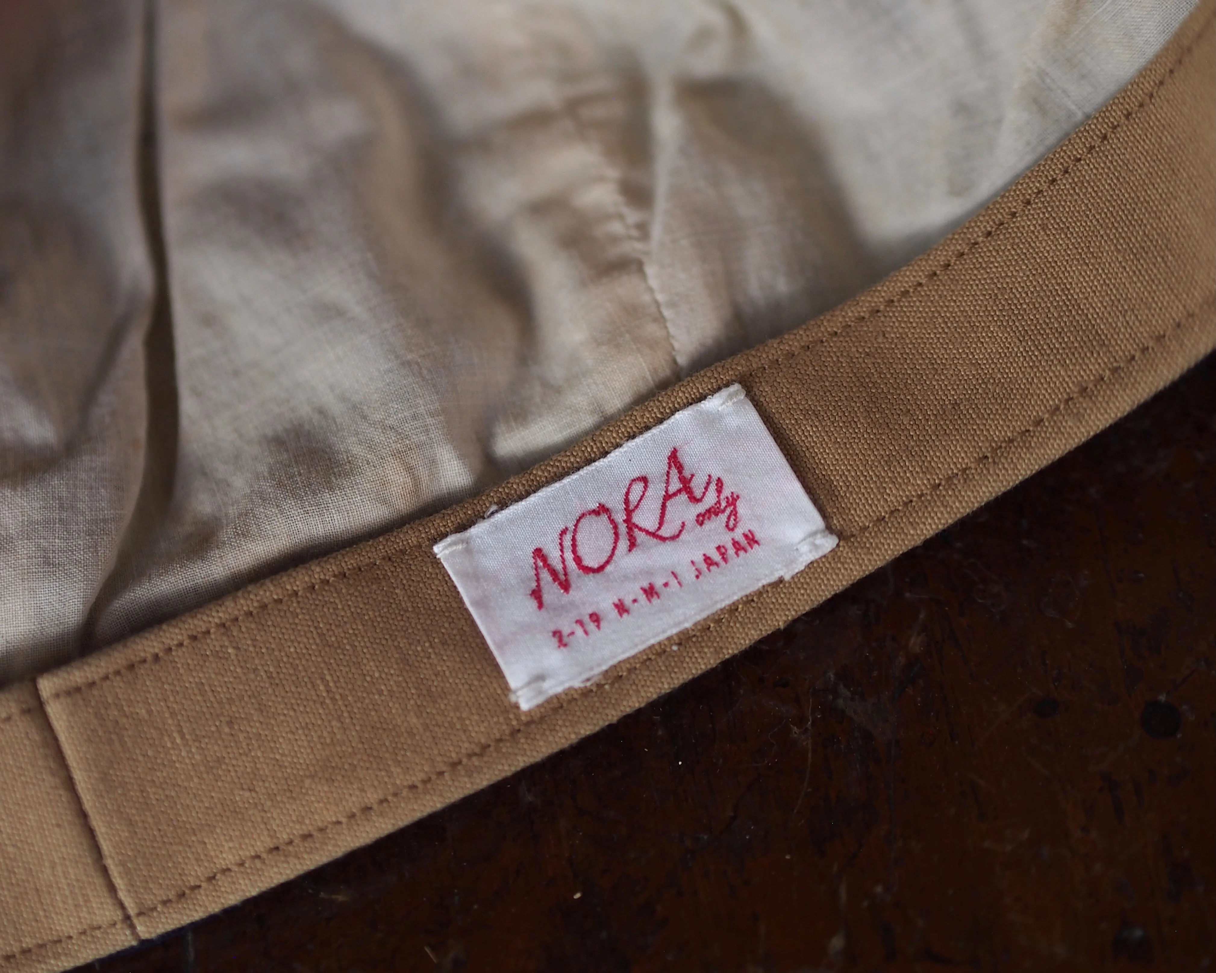 SASHIKO CAP~type newsboy~60