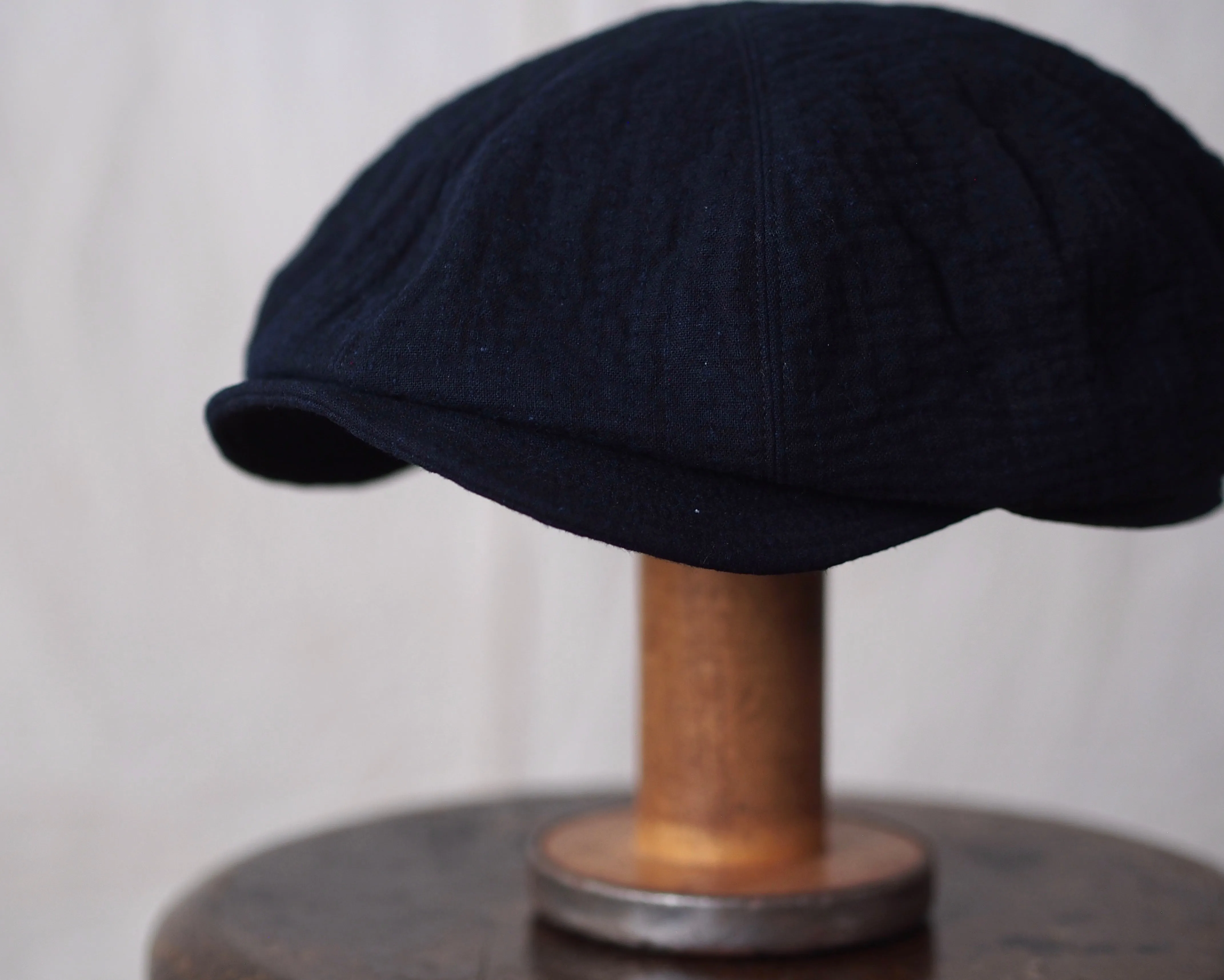 SASHIKO CAP~type newsboy~60