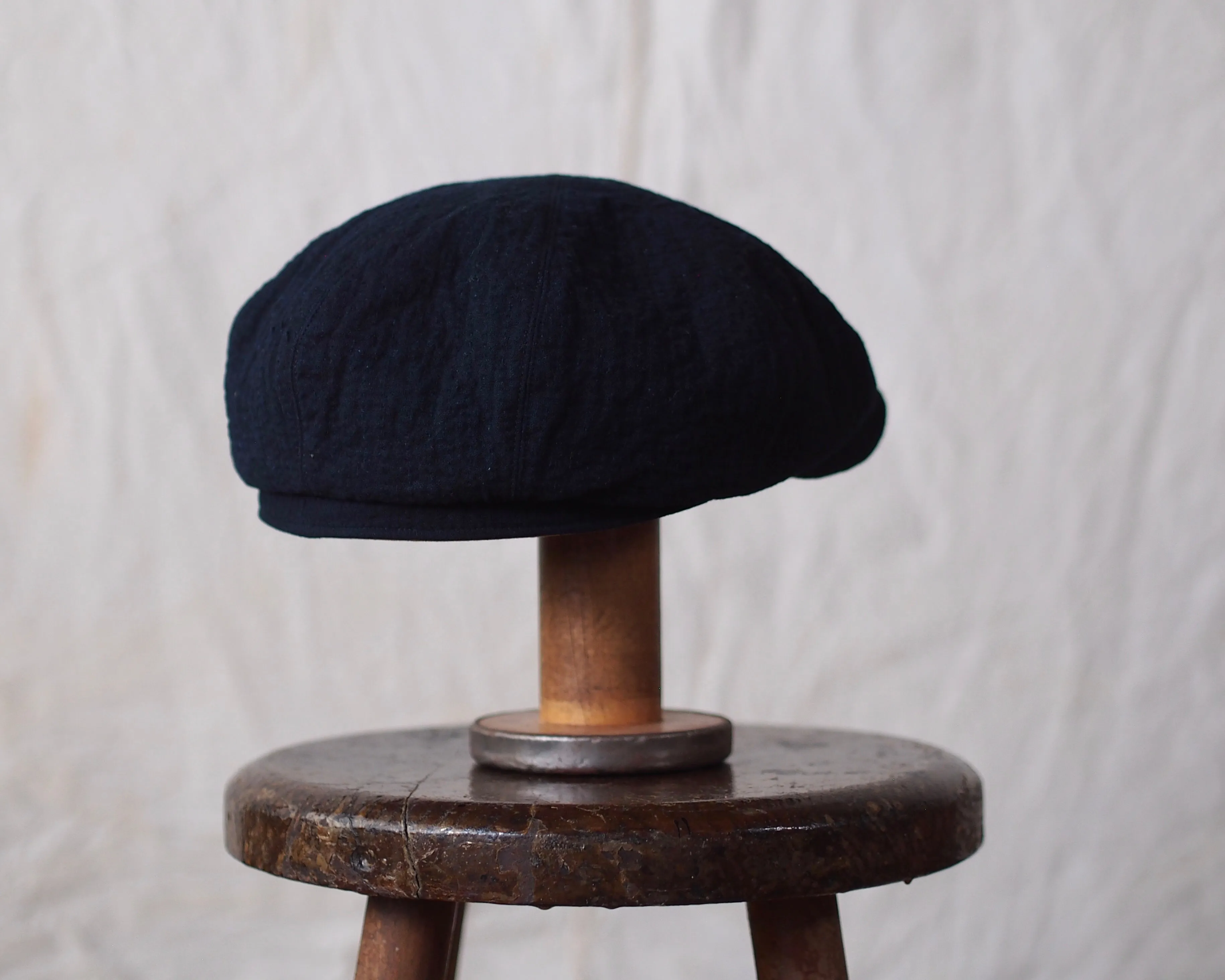 SASHIKO CAP~type newsboy~60