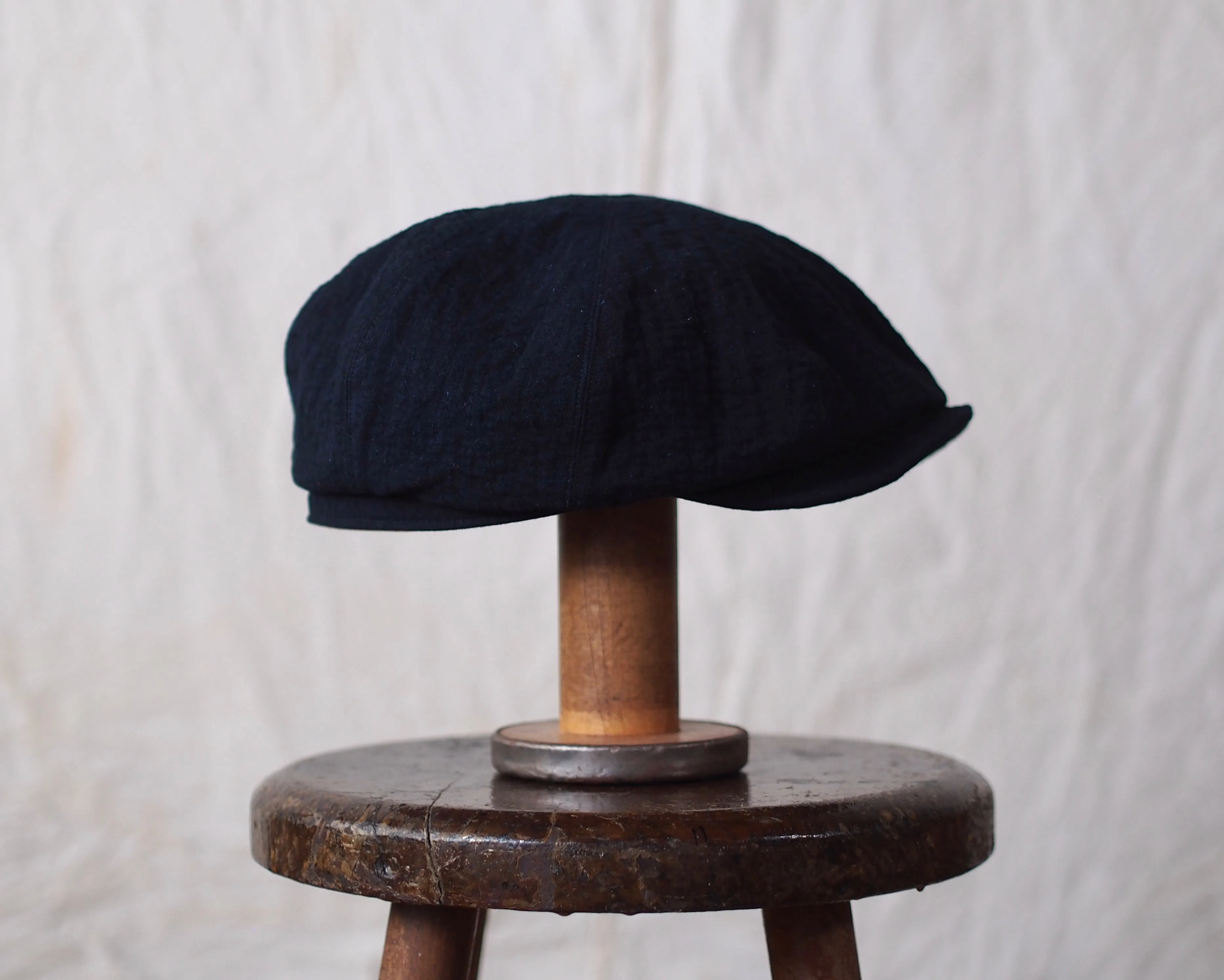 SASHIKO CAP~type newsboy~60