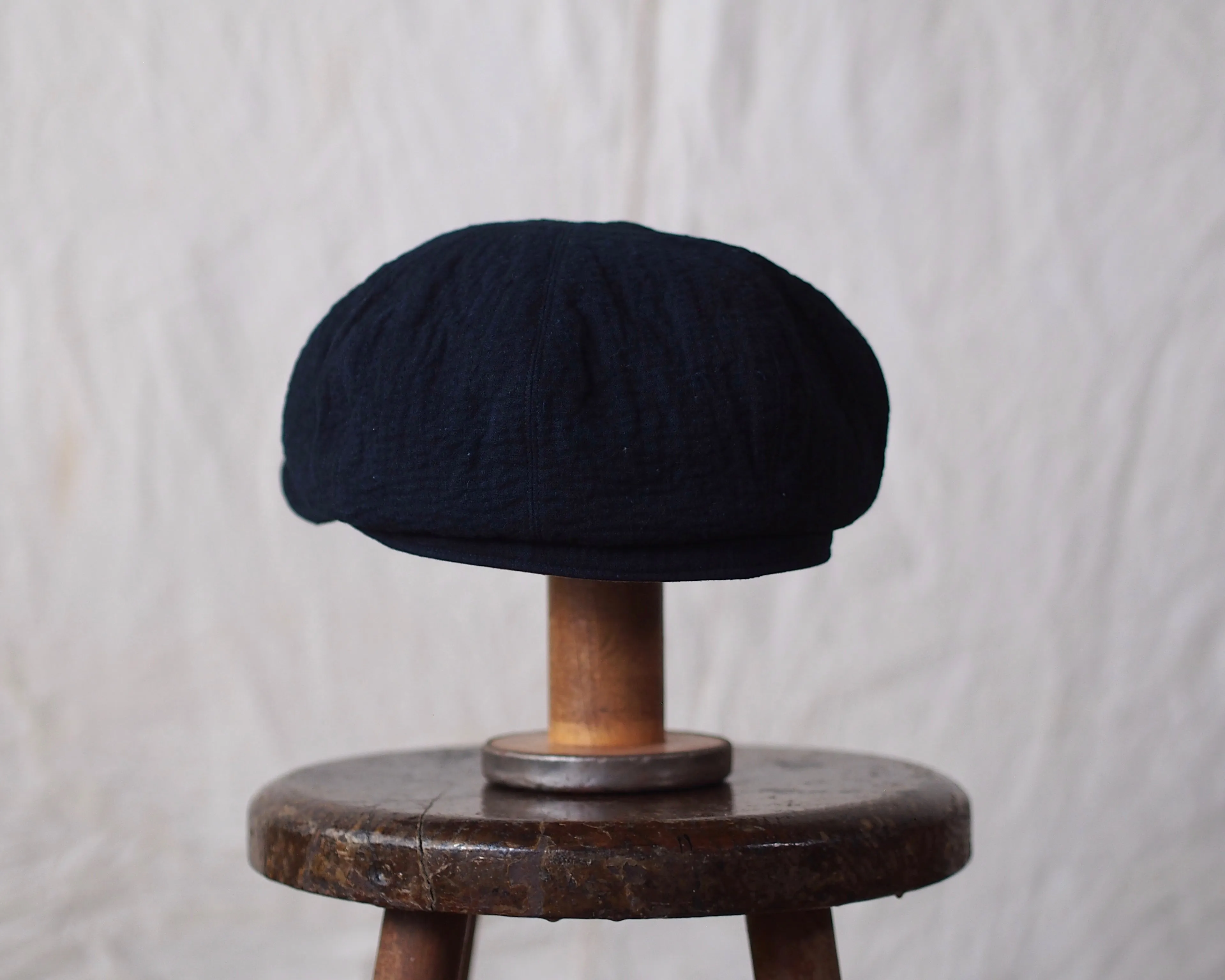 SASHIKO CAP~type newsboy~60