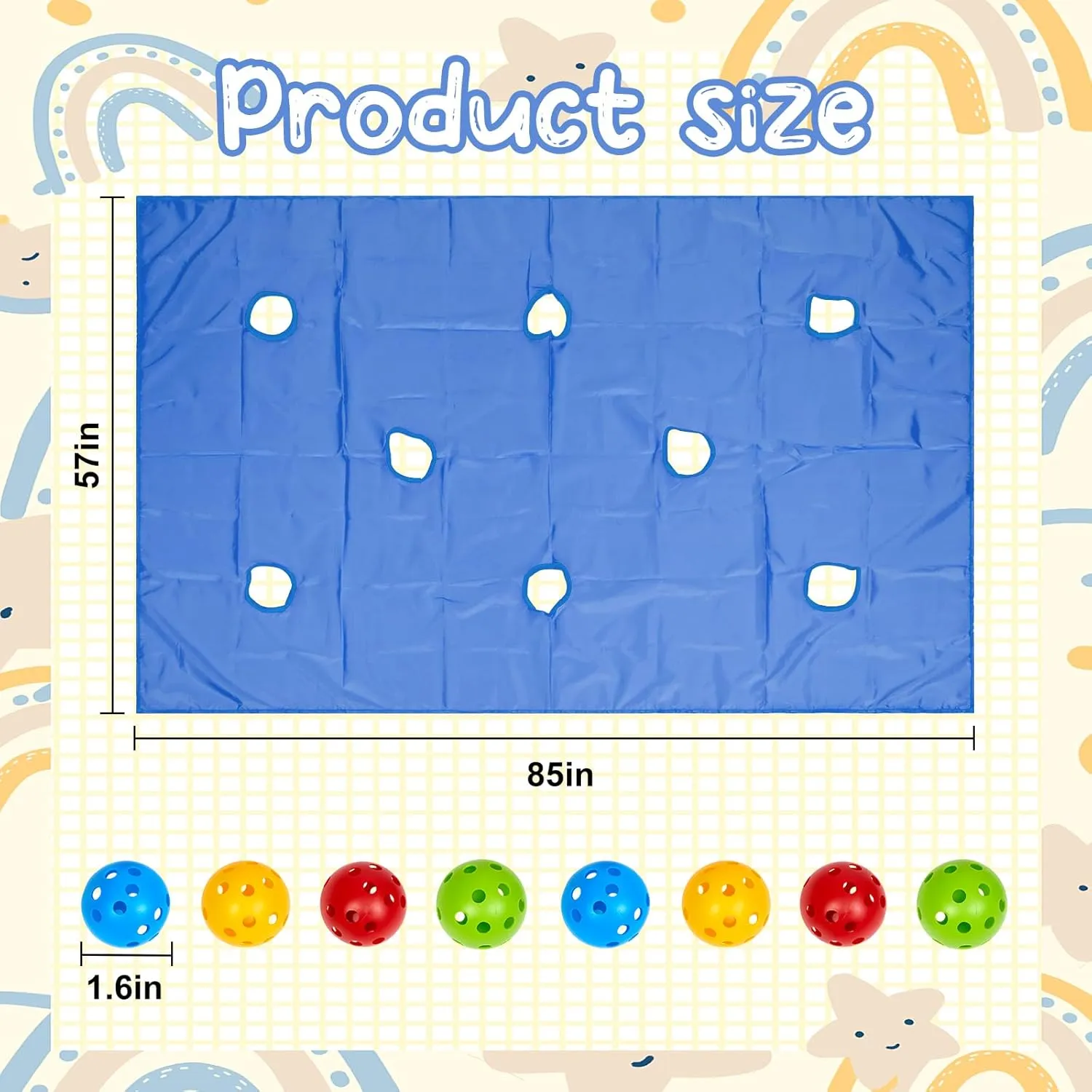 Sonyabecca Hole Tarp Team Building Exercise Activities Games Teamwork Group Learning Fun Playing Yellow