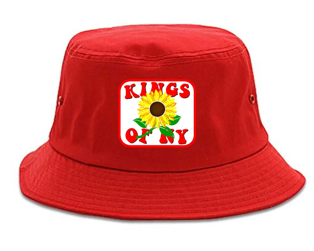Sunflower Kings Of NY Mens Bucket Hat