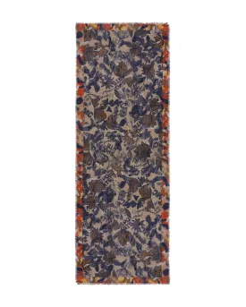 Tattoo Flower Print Scarf