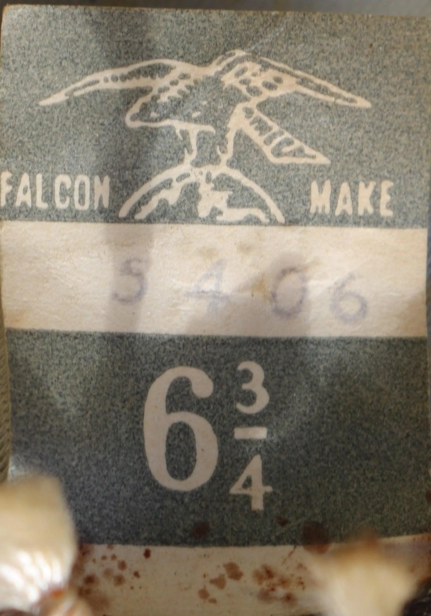 Vintage Falcon Make Trilby Dark Blue/Grey Size 6 3/4