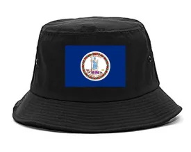 Virginia State Flag VA Chest Mens Bucket Hat